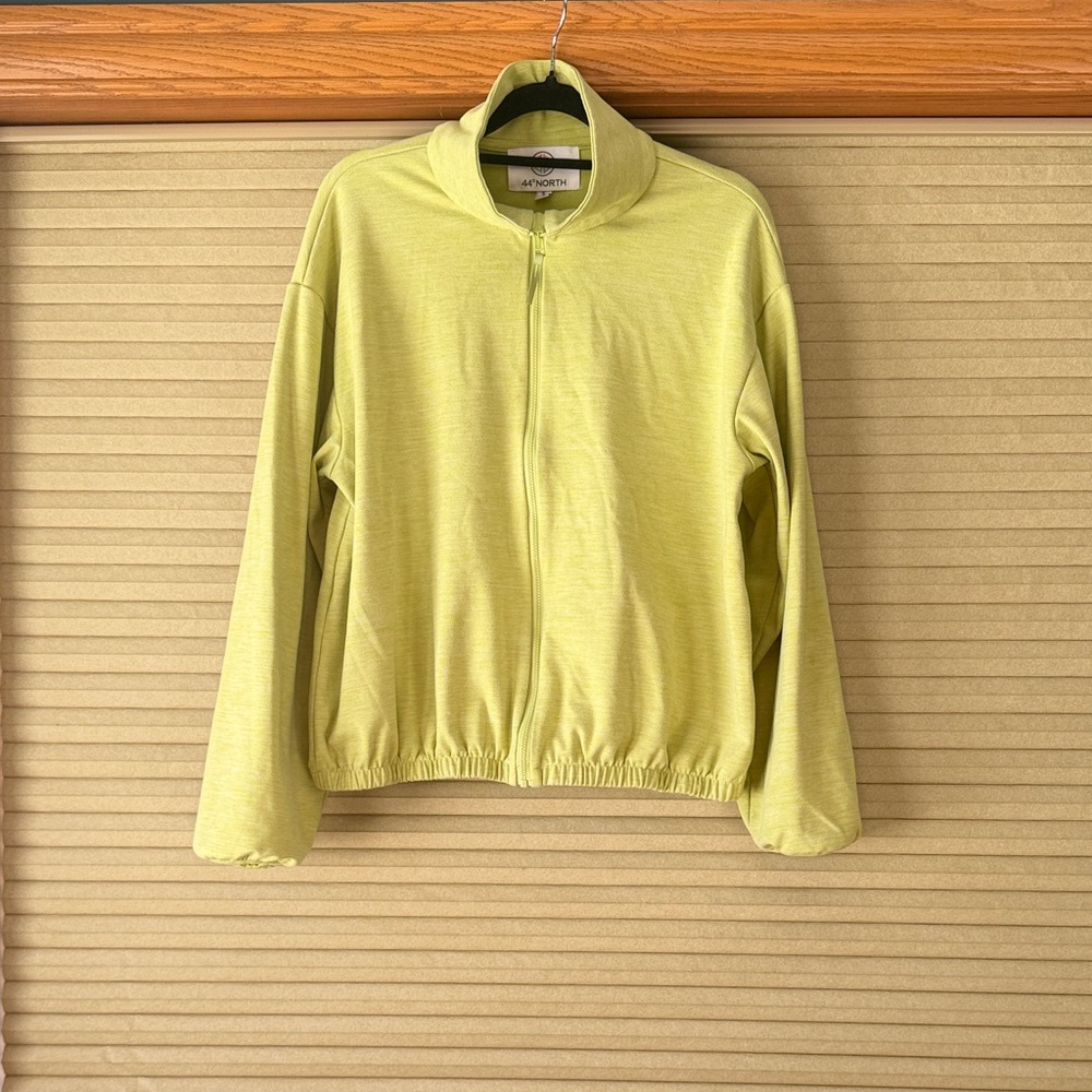Lime Green Zip-Up Jacket